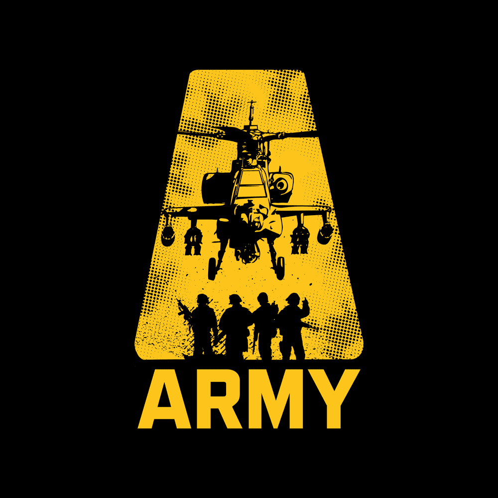 Army A-Team T-Shirt - Black
