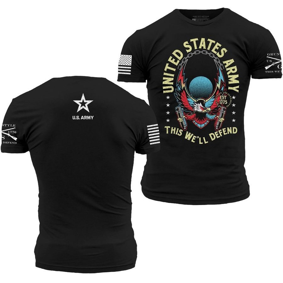 Army - This We'll Defend T-Shirt - Black