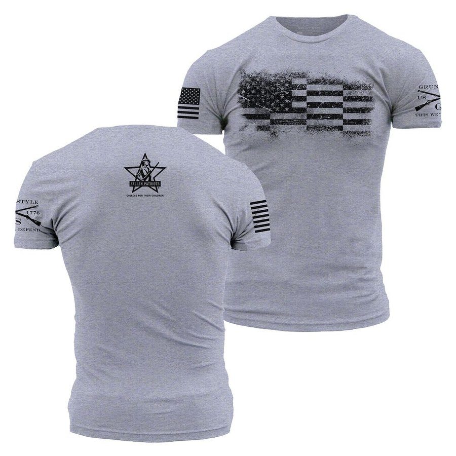CFP Bar Flag Men's Tee - Heather Gray