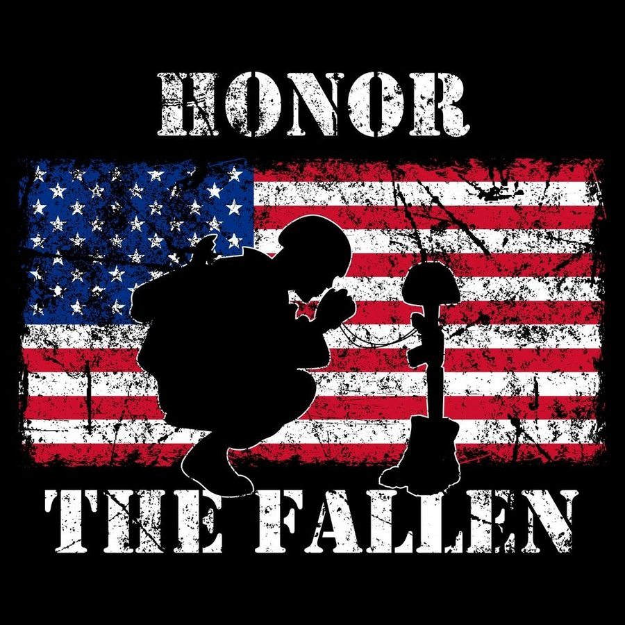 CFP Honor The Fallen Men's Tee - Black