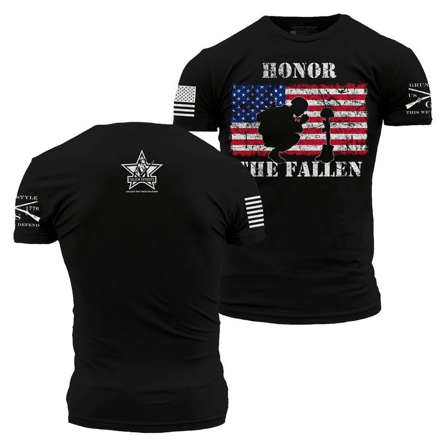 CFP Honor The Fallen Men's Tee - Black