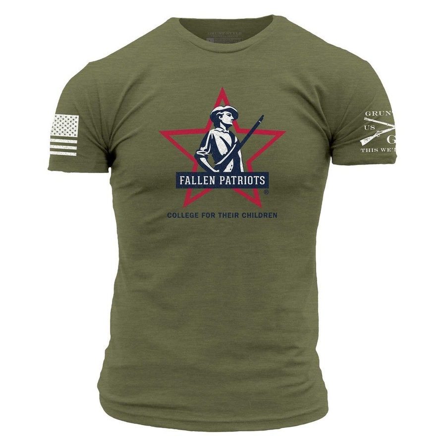 CFP Men's Fallen Patriots Tee - Military Green