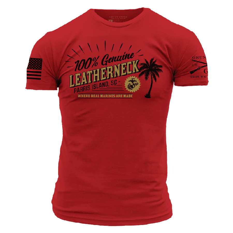 USMC - Parris Island T-Shirt - Red