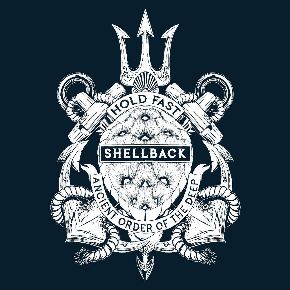 USN - Shellback Seal T-Shirt - Navy