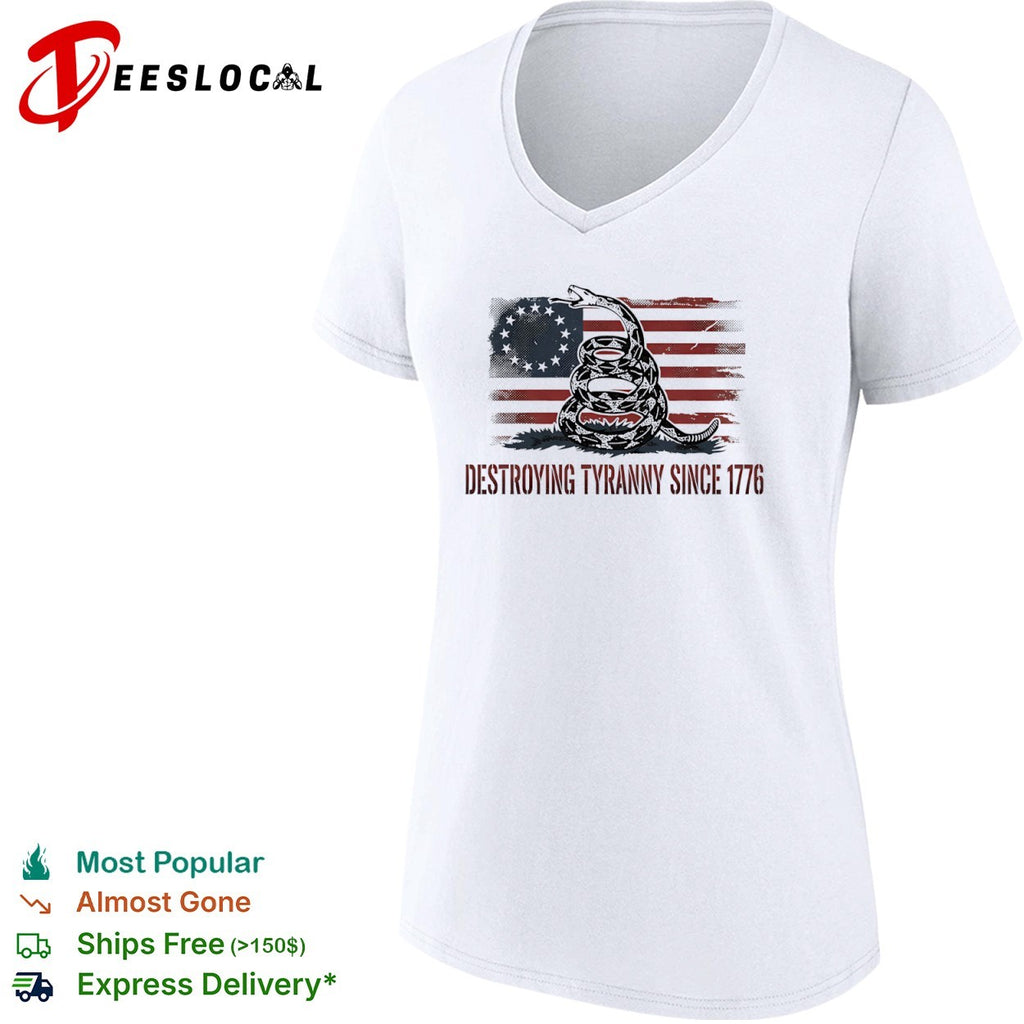 Gadsden Flag Destroying Tyranny Since 1776 American shirt