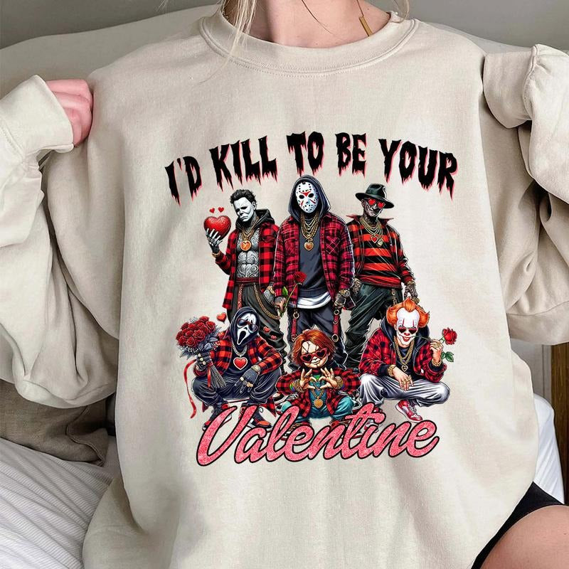 Galentine's Gang Shirt, Valentinesday Movies Shirt, VLT Graphic Tee style 03 Hoodie Sweatshirt | PrintMintTees.com
