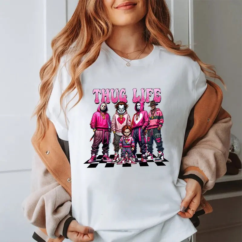 Galentine's Gang Shirt, Valentinesday Movies Shirt, VLT Graphic Tee style 13 Hoodie Sweatshirt | PrintMintTees.com