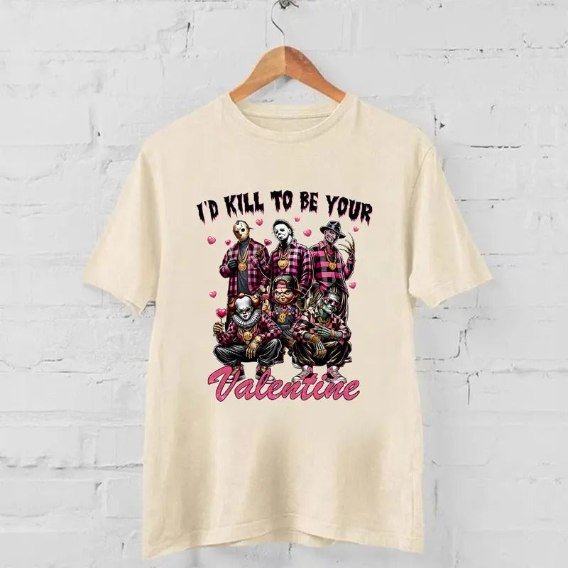 Galentine's Gang THUGLIFE Shirt, Valentinesday Movies Shirt, VLT Graphic Tee style 02 Hoodie Sweatshirt | PrintMintTees.com