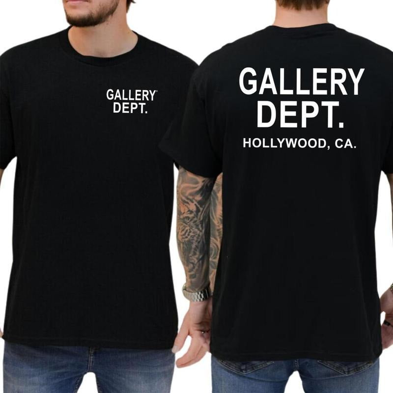 Gallery Dept 2 Sides T-shirt, Casual Graphic Tee, Menswear Comfort Cotton, Full Color Range, Gift for Men for Woman,...