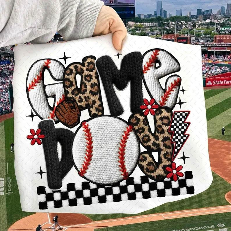 Game Day Baseball - DTF Transfer - THIS IS NOT A SHIRT Hoodie Sweatshirt | PrintMintTees.com