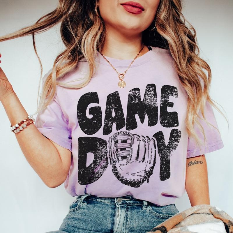 Game Day Baseball Shirt, Baseball Tshirt, Baseball School Spirit Shirt, Gifts For Baseball Fan, Gifts For Baseball...