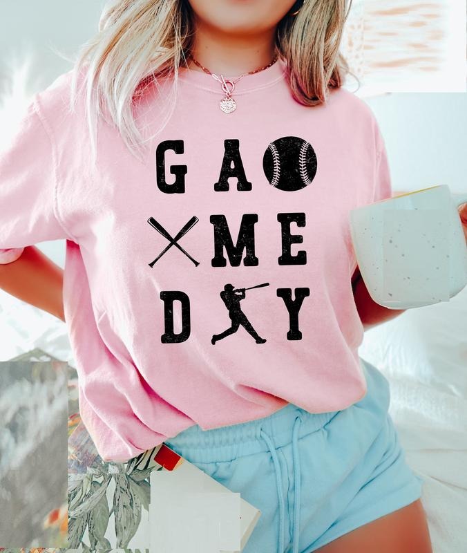 Game Day Baseball T-shirt, Baseball Game Day Shirt, Funny Baseball Tee Shirt, Baseball Gift, Gifts For Baseball Fan,...