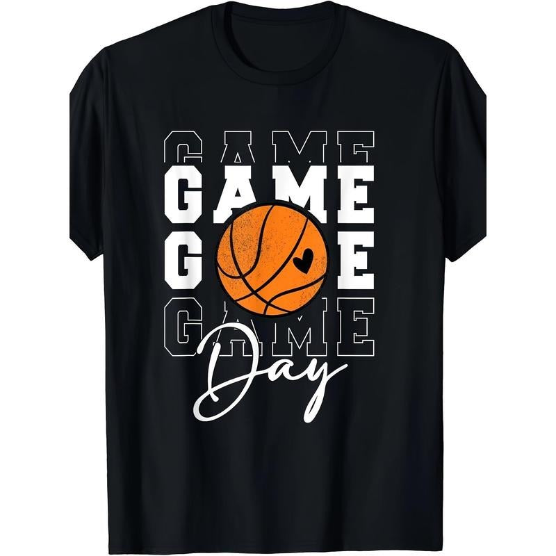 Game Day Basketball Shirt For Men Basketball T-Shirt - 220g Cotton T-shirt, 10, 000 Links made in usa Hoodie Sweatshirt