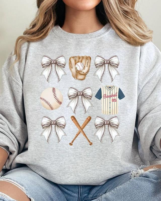 Game Day Bows Unisex NuBlend Crew Sweatshirt Shirt Hoodie | PrintMintTees.com