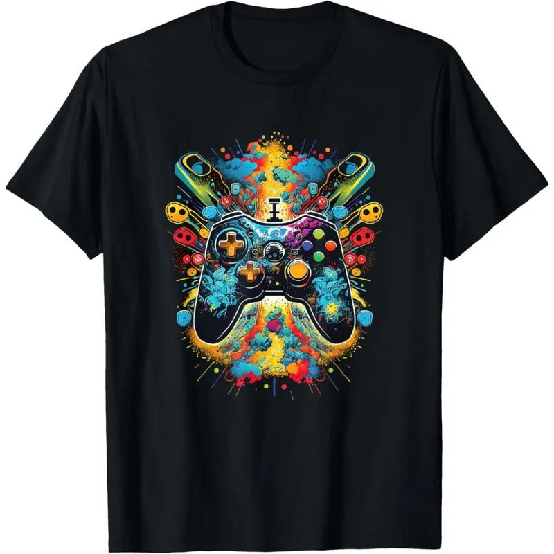 Gamer Aesthetic Graphic Gaming Video Games Boys Teens Kids T-Shirt made in usa Hoodie Sweatshirt | PrintMintTees.com