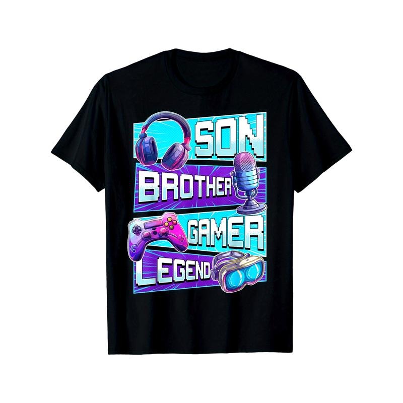 Gamer Shirt Gaming Shirt Video Game Shirts For Boys Teens T-Shirt made in usa Hoodie Sweatshirt | PrintMintTees.com