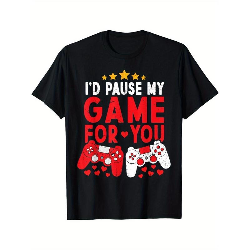 Gamer's Delight: Cotton T-Shirt with Vibrant Yellow Monster Print