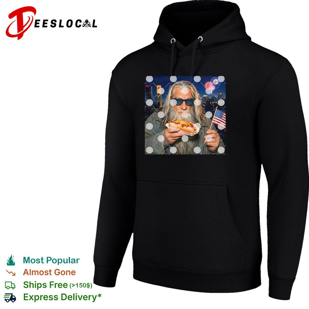 Gandalf Wizard Hot Dog 4th Of July shirt