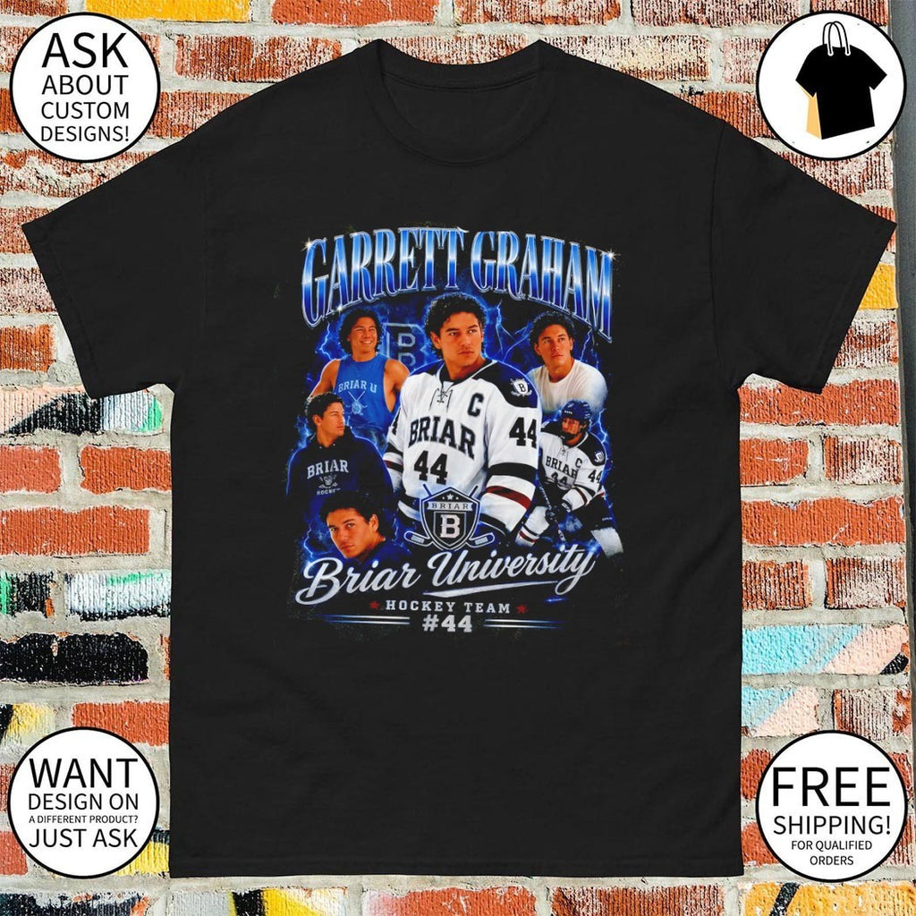 Garrett Graham 44 Briar University Hockey Off-Campus Movie Romance Apparel 2026 shirt