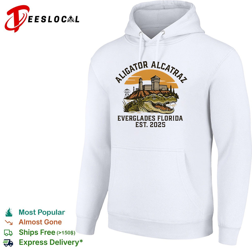 Gator prison aligator Alcatraz Everglades Florida est 2025 shirt