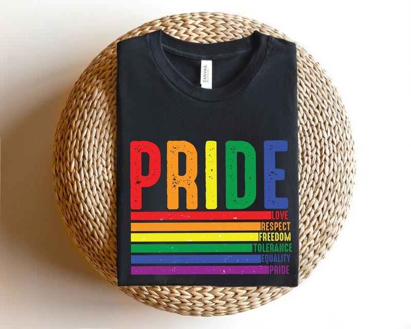 Gay Pride Shirtpride Love Shirt Lgbtq Pride Shirtfreedom Lgbtq Shirtflower Lgbtq Shirtgay Festival Outfitlove Is Love...