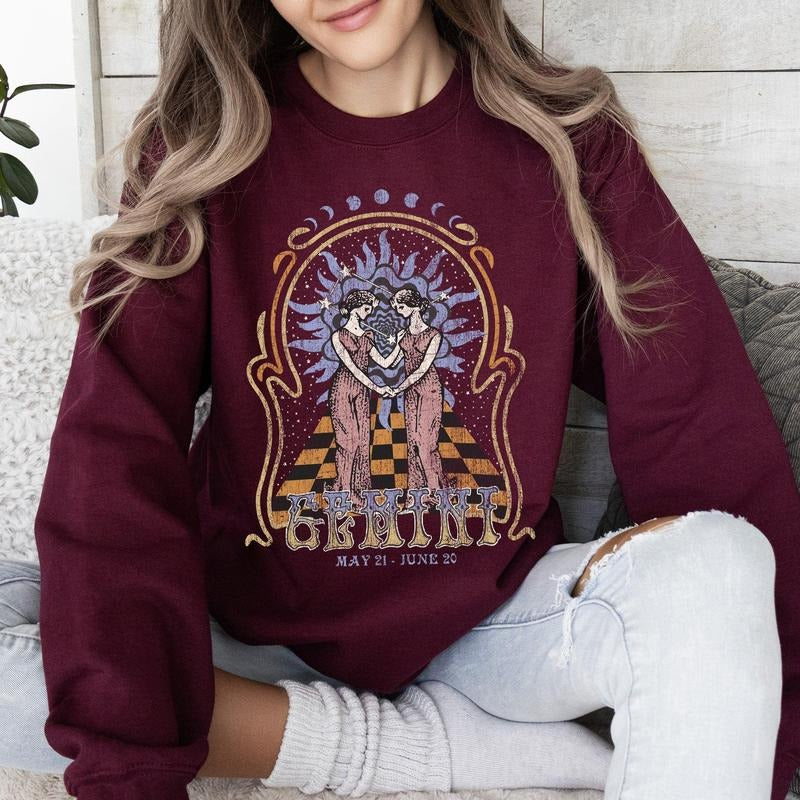 Gemini Zodiac, Astrology, Horoscope Sweatshirt Shirt Hoodie | PrintMintTees.com