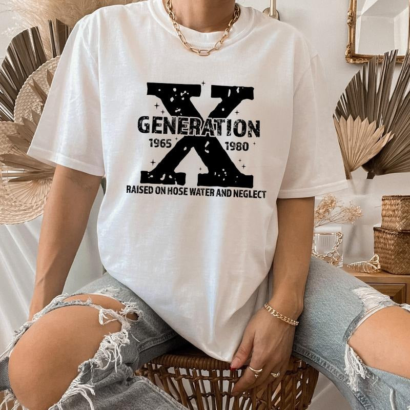 Gen X Shirt, Unisex Generation X T-Shirt, Gen X Tee, Gen X Birthday Gift, T-Shirts for Gen Xstyle{n002}2 Hoodie Sweatshirt