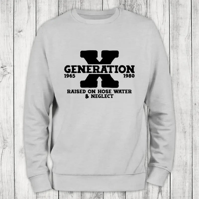 Gen X Sweatshirt Classic Womenswear Shirt Hoodie | PrintMintTees.com