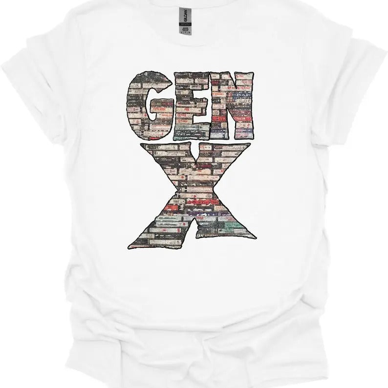 Gen X, 80s Rock Cassettes, Gen X Cassettes Shirt, Retro Gen X T-Shirt,  Trending Shirt, Generation X T-Shirt Hoodie...