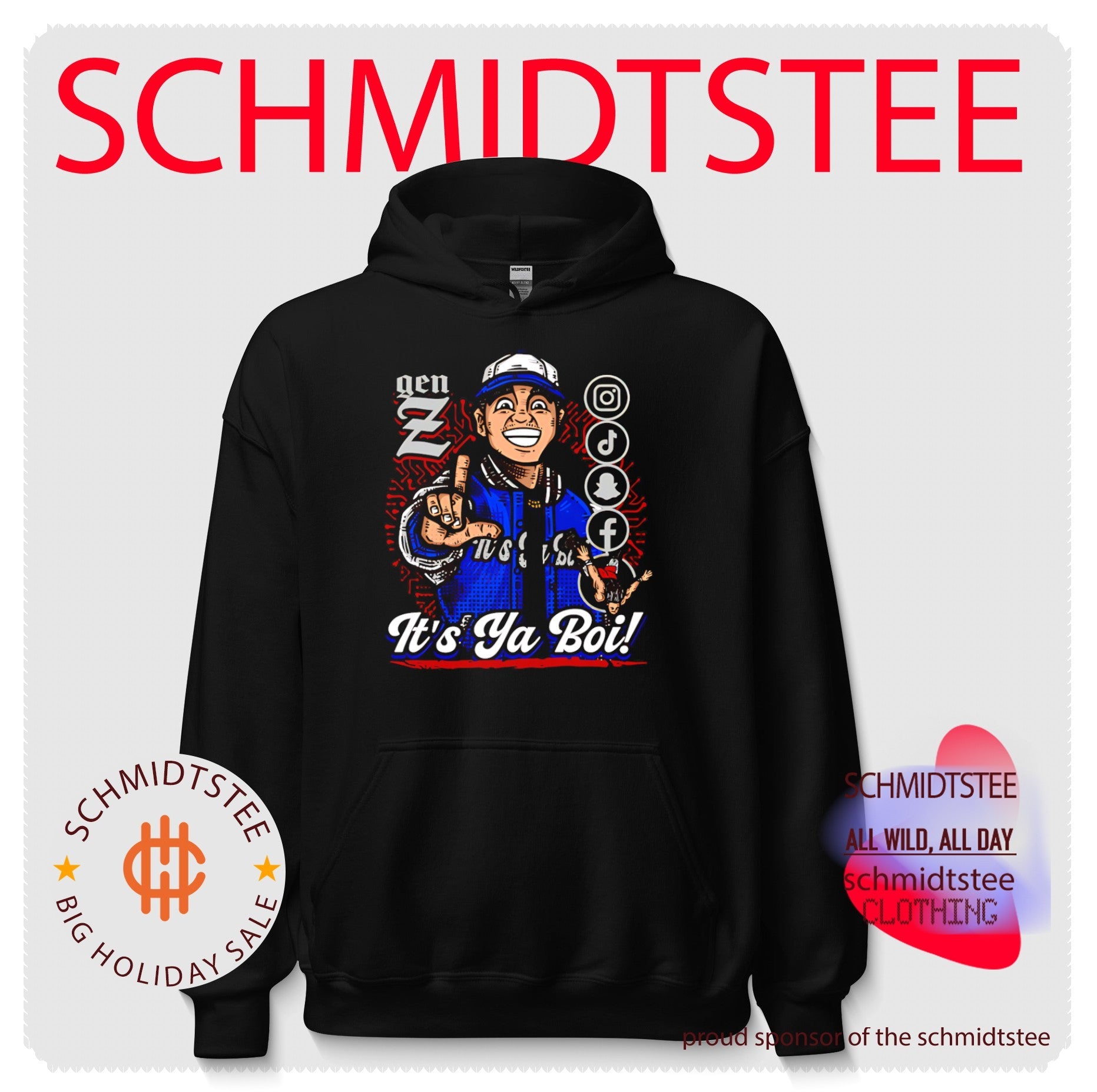 Gen Z It’s Ya Boi cartoon shirt