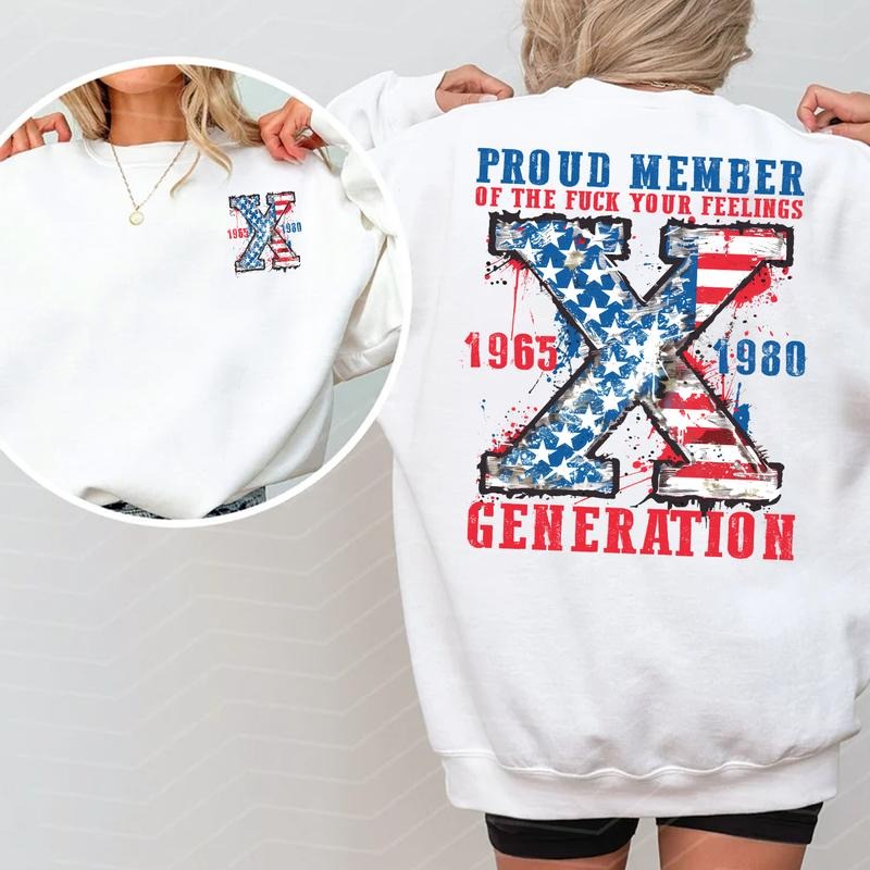 Generation X 4th Of July Two Side Shirt Raised on Hose Water and Neglect Shirt Generation X T Shirt, Gen X activated...