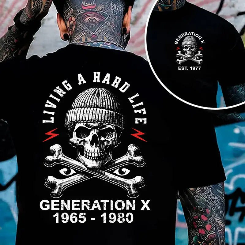Generation X Custom Year Badass Generation T-shirt, Gen X FAFOT Shirt
