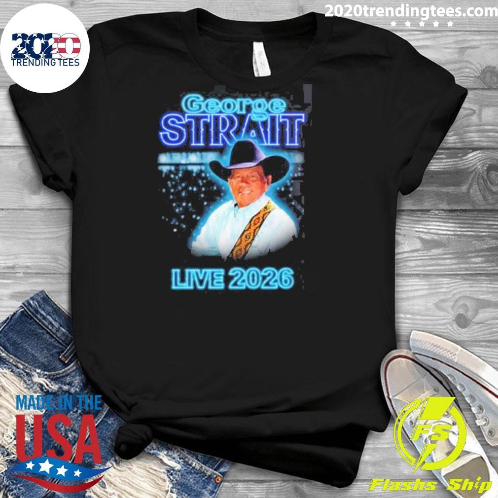 George Strait Live 2026 Texas And South Carolina Merch Photo Tour Shirt