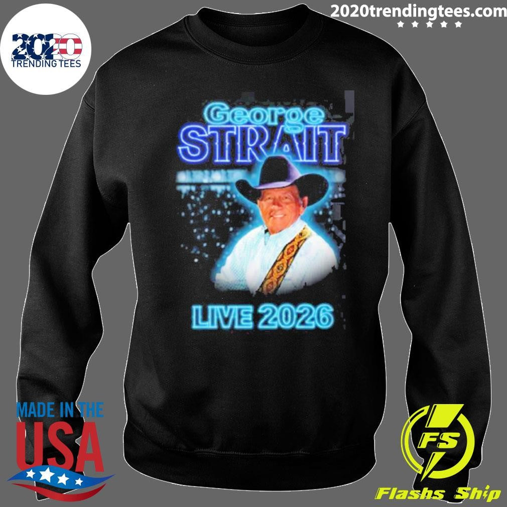 George Strait Live 2026 Texas And South Carolina Merch Photo Tour Shirt