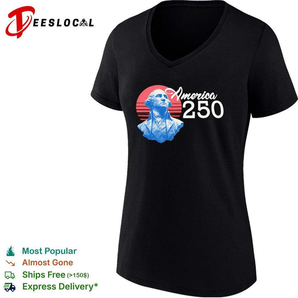 George Washington America 250 sunset shirt