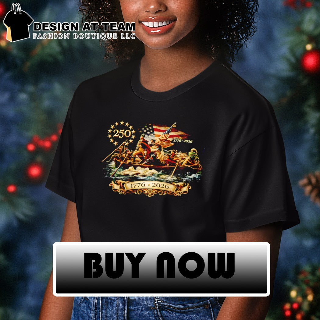 George Washington Crossing the Delaware 250th Independence Day 1776 2026 shirt
