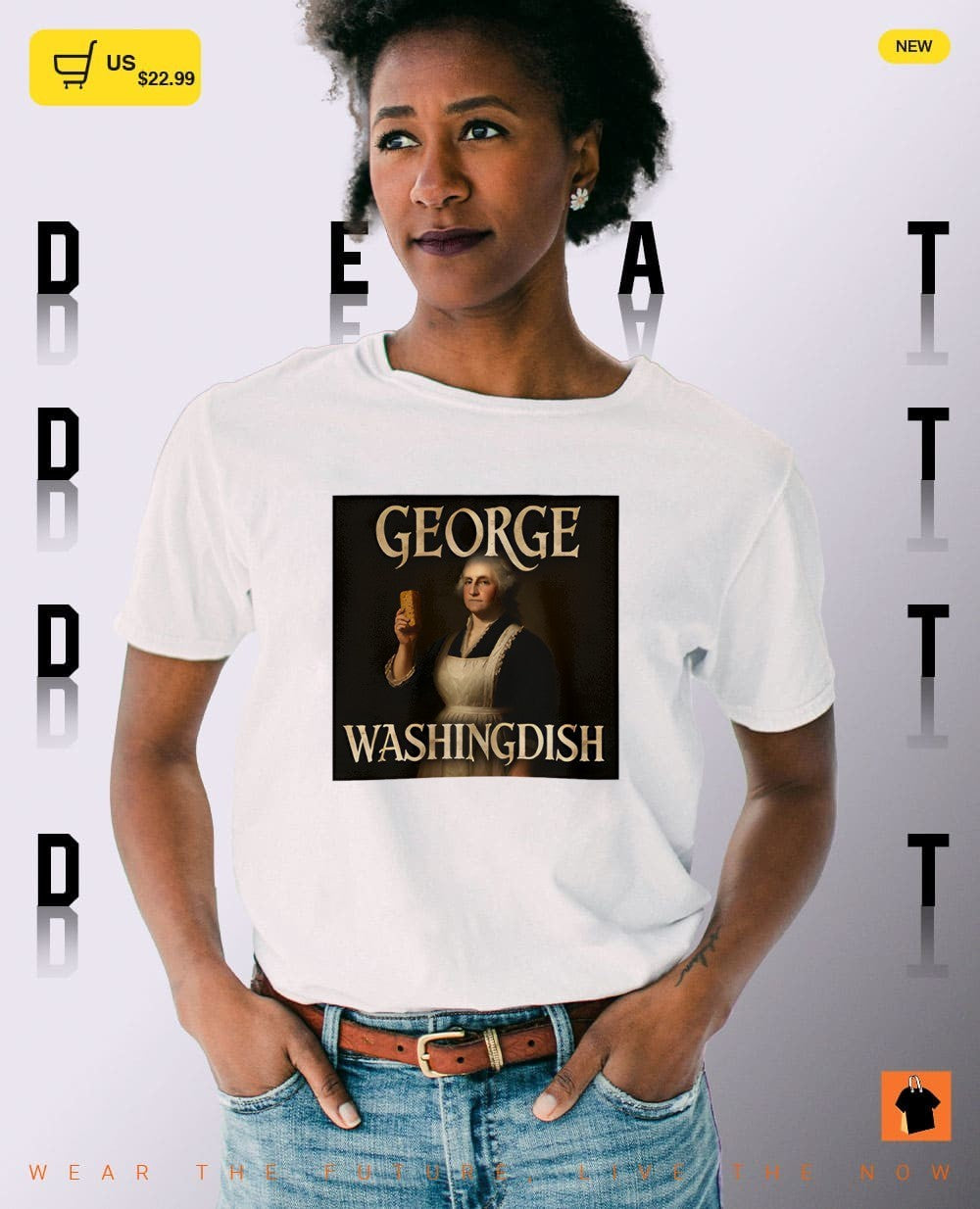 George Washington George Washingdish parody shirt