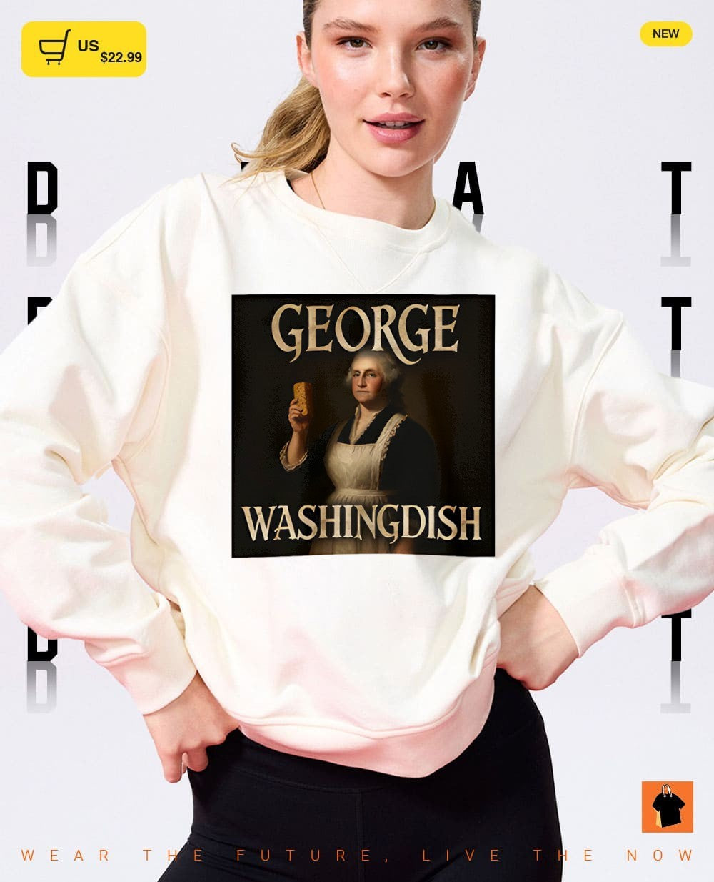 George Washington George Washingdish parody shirt
