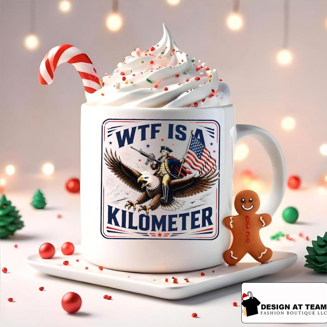 George Washington WTF is a kilometer Independence Day 2026 shirt