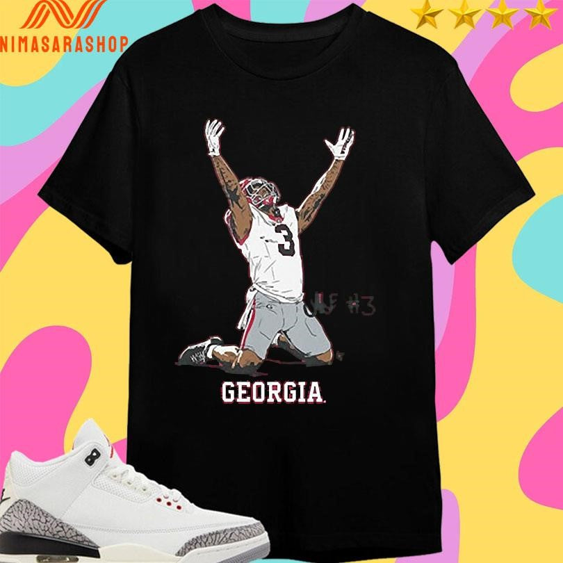 Georgia Bulldogs Football Nate Frazier End Zone Celebration Shirts