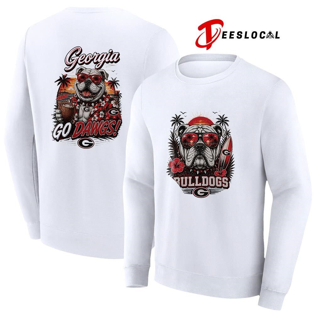 Georgia Bulldogs NCAA Tropical mascot shirt