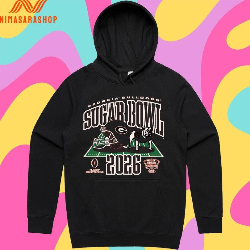 Georgia Bulldogs Sugar Bowl 2026 Playoff Quarterfinal Shirts