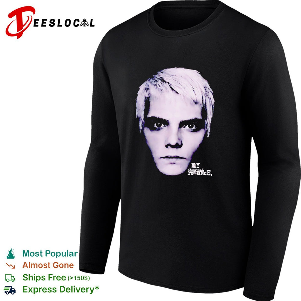 Gerard Way My Chemical Romance Portrait Face Alternative Rock Music Band shirt