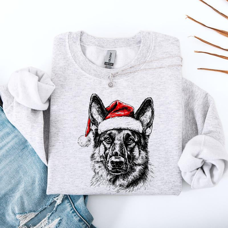 German Shepherd, Dog Lover Apparel, Pet, Dog Breed, Cute Sweatshirt, Crew Neck, Women's, Crewneck Shirt Hoodie