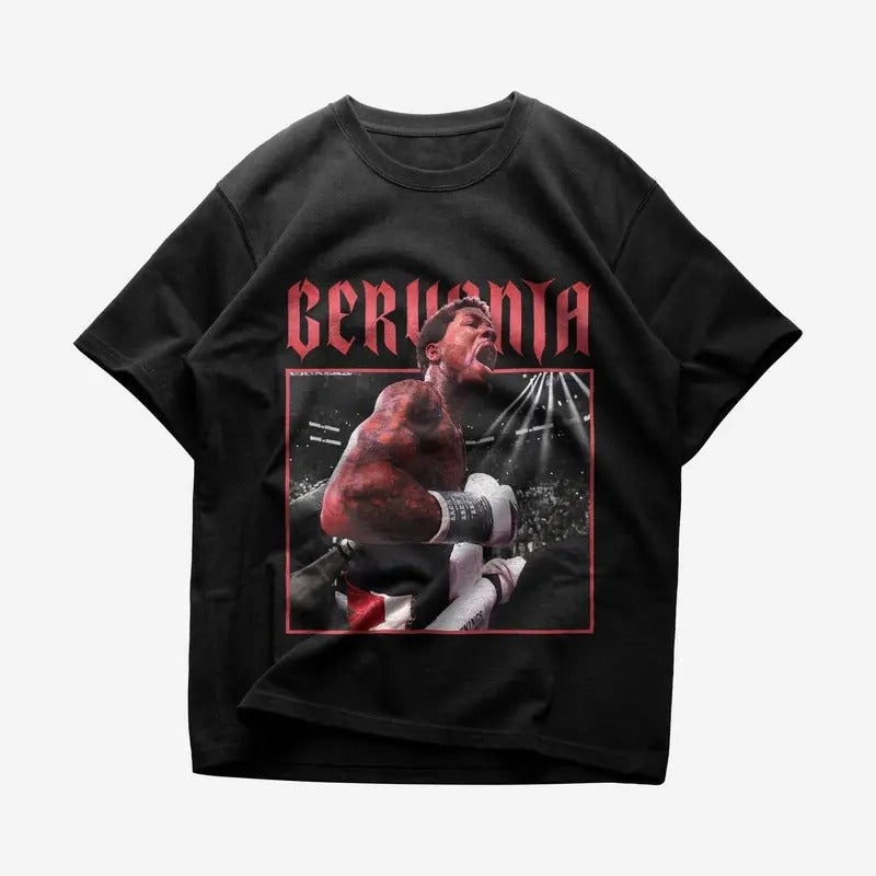 Gervonta Davis 90s Vintage Bootleg Style Boxing T-Shirt Graphic Tee Cotton Long Sleeve Hoodie Sweatshirt | PrintMintTees.com