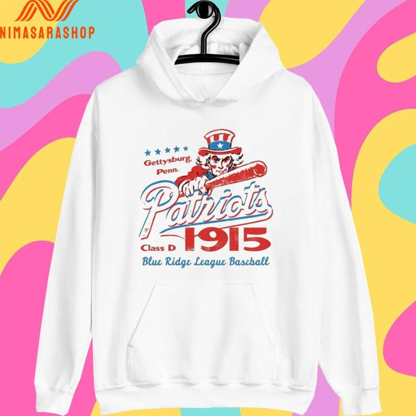 Gettysburg Penn Patriots Class D 1915 Blue Ridge League Baseball Shirts