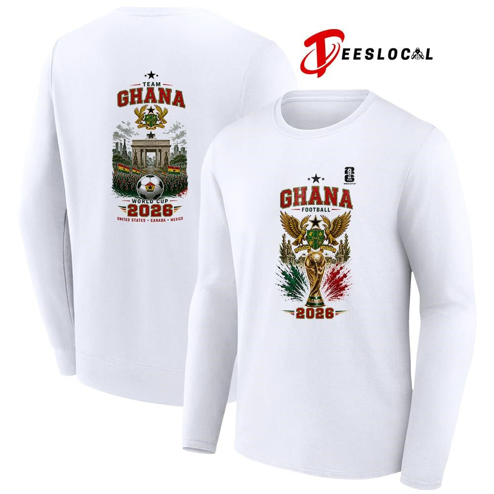 Ghana World Cup trophy graphic shirt