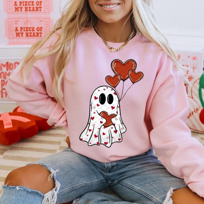 Ghost Balloons - DTF Transfer - THIS IS NOT A SHIRT Hoodie Sweatshirt | PrintMintTees.com
