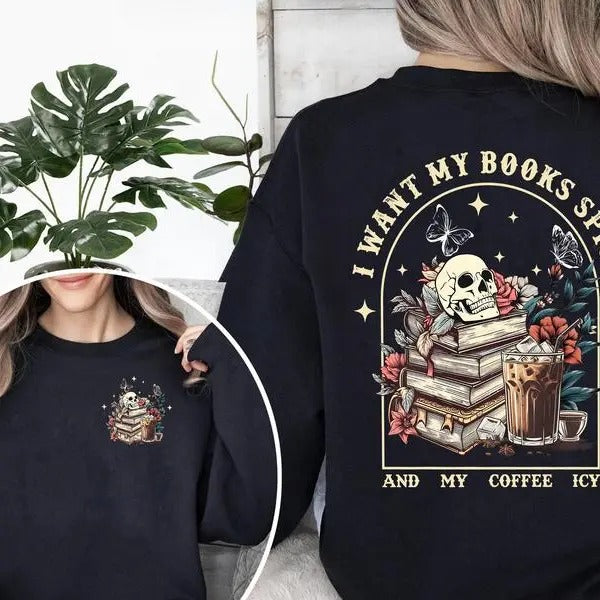 Ghost Book Reader Dark Romance Halloween Library Shirt Haunting Adeline Lights Out Butcher Blackbird Book Lover Skeleton Book Club Reading Girl Shirts Lords Smooth Smooth T-Shirts, Hoodie, Sweatshirt