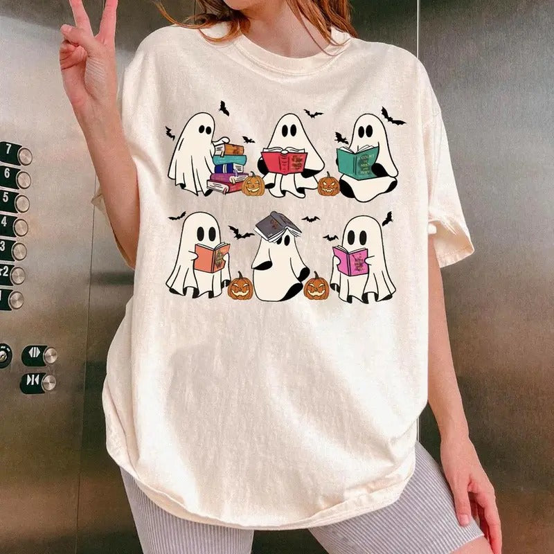 Ghost Book Shirt, Acotar Ghost Shirt, Halloween Book TShirt, SJM Halloween T-Shirt, Bookish Ghost Sweatshirt, Book Ghosts...